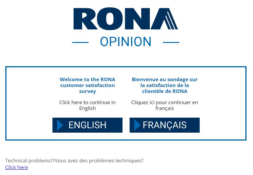 Rona Store Survey